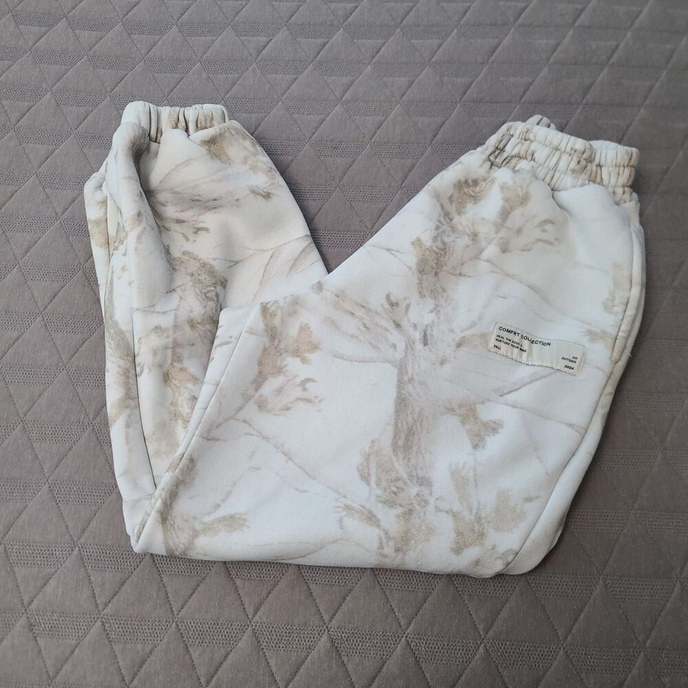 COMFRT Unisex Sweatpants White Oak Camo Size Large Limited Joggers Fall 2024